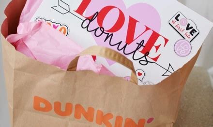 Bestellen bij Dunkin' Donuts .